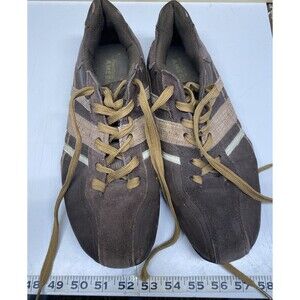 Perry Ellis America Steeple Men's Sz 10 Brown Leather Shoes